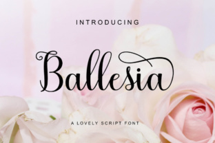 Ballesia Script: The Dynamic Typeface for Engaging Campaign Visuals