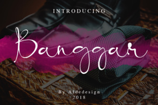 Banggar Script Handwritten Fonts for Elegant Digital Branding