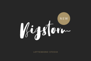 Bigstorm Script: Elevating Editorial Design with Handmade Typography