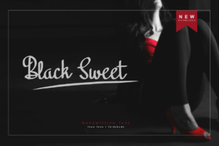 Black Sweet: A Handwritten Font for Modern Digital Branding