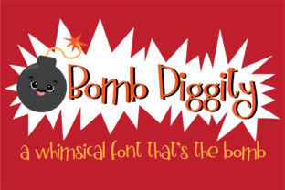 Bomb Diggity Typeface for Playful Web Design