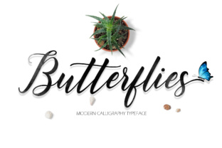 Butterflies Script: Elevate Your Brand With Handmade Calligraphic Fonts