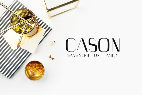 Cason Family: A Modern Sans Serif for Clean Digital Branding