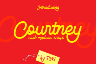Courtney Script Font Review for Branding
