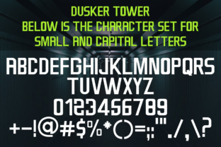 Dusker Tower: The Bold Sans Serif Typeface for Modern Brand Identity