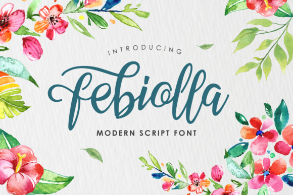 Febiolla Script: A Designer’s Take on Cute Handwritten Fonts for Branding
