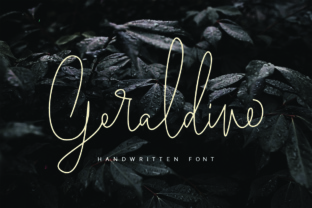 Geraldine: The Script Handwritten Font for Professional Branding