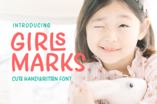 Girls Marks: A Cute Handwritten Font for Editorial Design