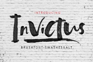 Invictus Brush Font for Handmade Branding