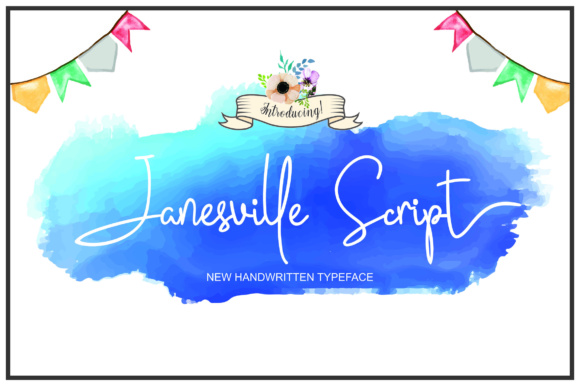 Janesville Script: A Handwritten Typeface for Elegant Branding
