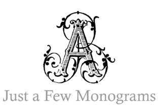 Just a Few Monograms: A Modern Typeface for Digital Branding