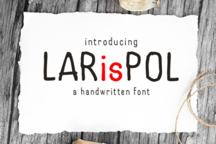 Larispol Handwritten Font Review for Crafters
