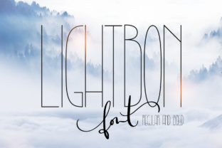 Lightbon: A Premium Sans Serif Typeface for Distinctive Brand Identity
