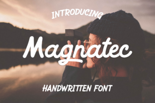 Magnatec Free Download: A Bold Script Handwritten Font
