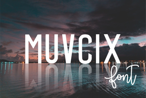 Muvcix: The Sleek Sans Serif Font for Modern Craft Brands
