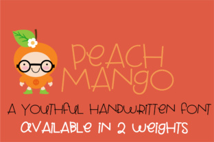 Peach Mango Typeface Review for Handmade Branding