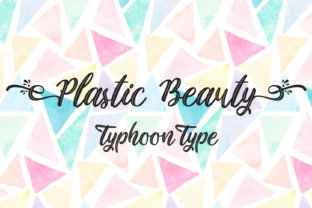 Plastic Beauty Typeface for Boutique Branding and Display Design