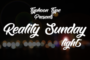 Reality Sunday Light: A Script Handwritten Font for Approachable Brand Campaigns