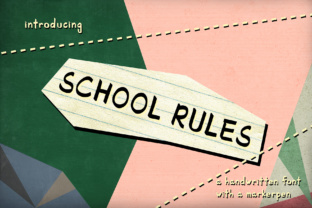 School Rules: The Handwritten Font for Authentic Digital Branding