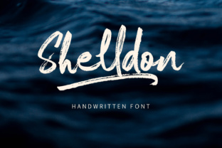 Shelldon: A Rustic Handwritten Font for Editorial Branding