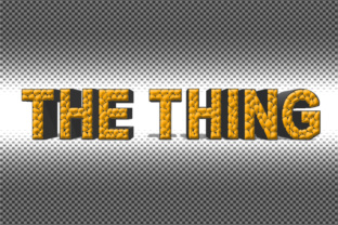 The Thing: A Stone-Carved Decorative Font for Editorial Design