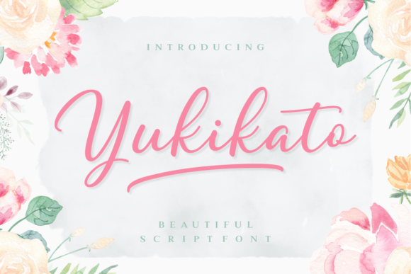 Yukikato Script Font for Elegant Campaign Design